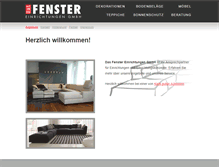 Tablet Screenshot of dasfensterkiel.de